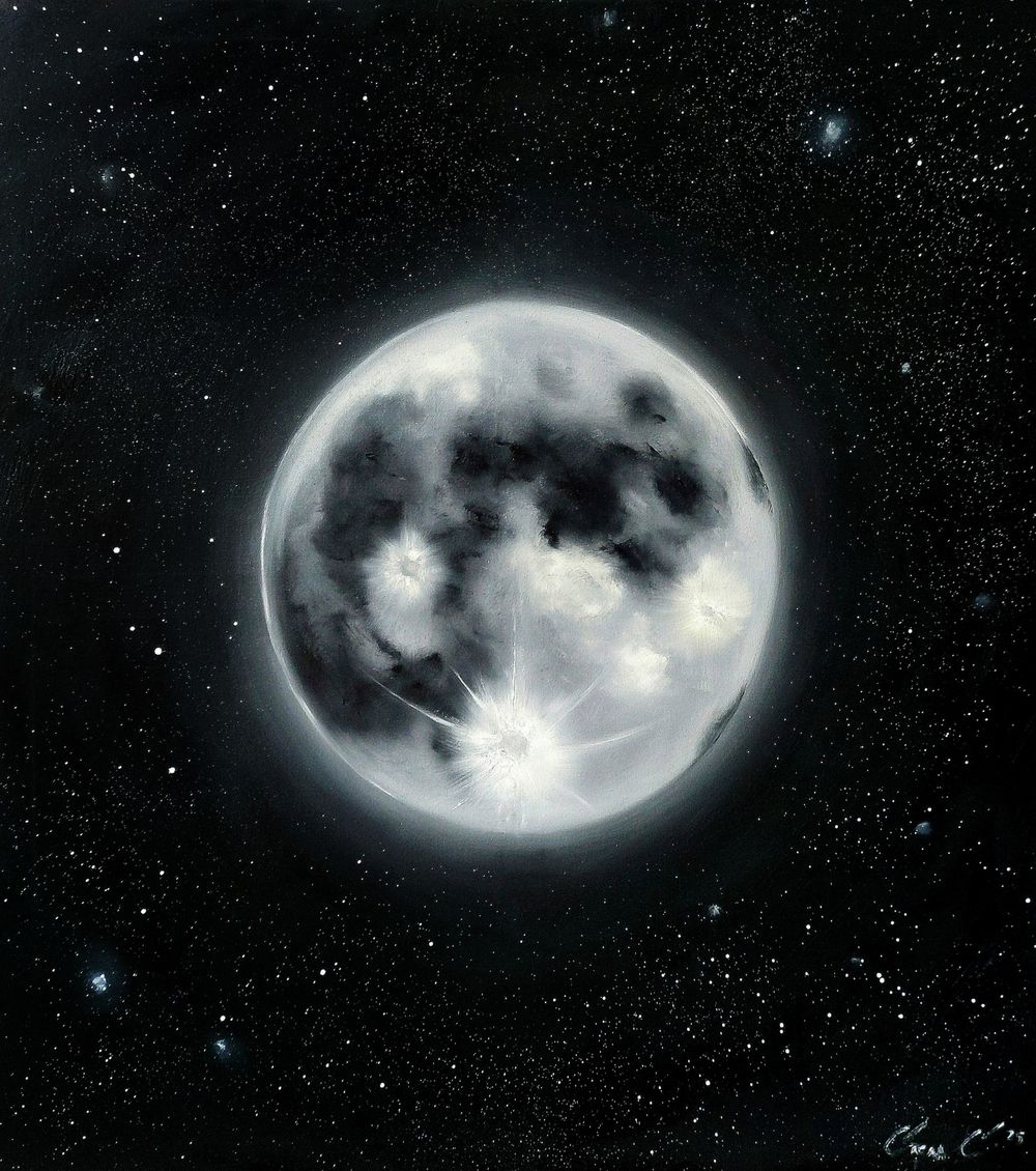 moon painting