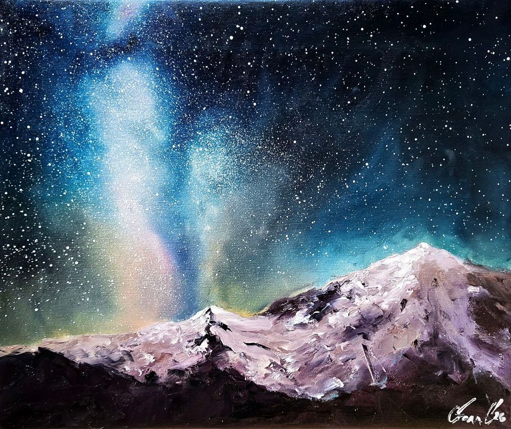 painting планина mountain